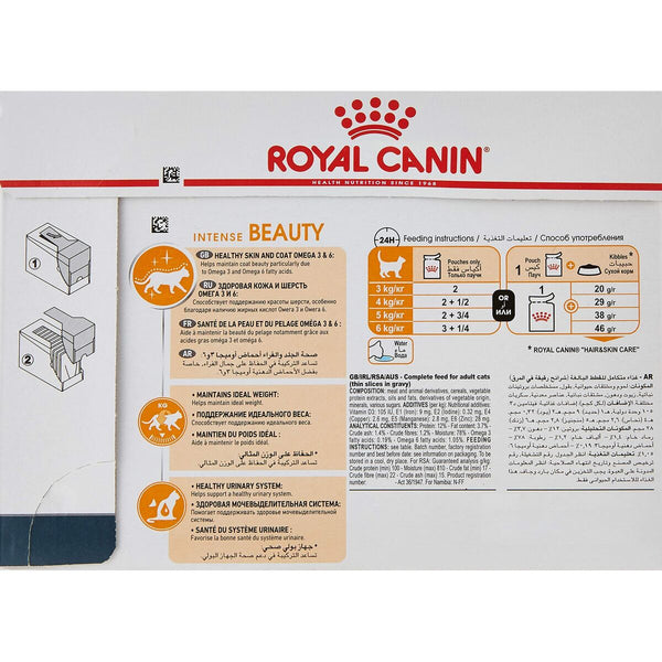 Katzenfutter Royal Canin Intense Beauty Fleisch Fisch 12 x 85 g 12 Stück