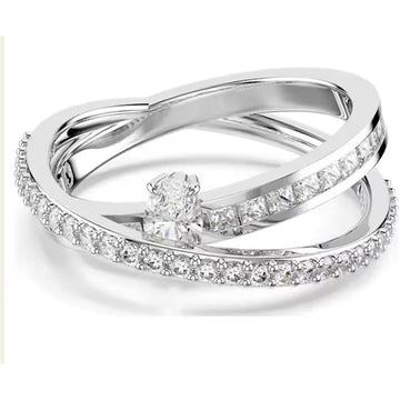 Damenring Swarovski 5691230 Silberfarben 18