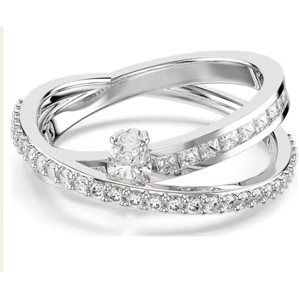 Damenring Swarovski 5691230 Silberfarben 18