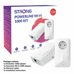 PLC-WLAN-Adapter STRONG POWERL1000WFDUOEUV2 Weiß (2 Stück)