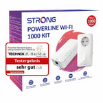 PLC-WLAN-Adapter STRONG POWERL1000WFDUOEUV2 Weiß (2 Stück)