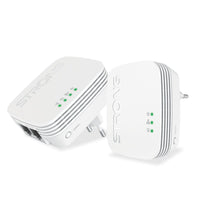 PLC-WLAN-Adapter STRONG Weiß (2 Stück)
