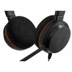 Kopfhörer mit Mikrofon Jabra Evolve 20 MS Schwarz