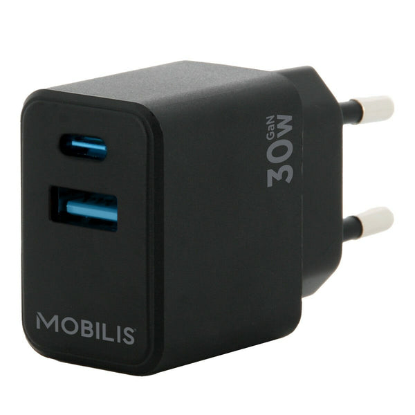 Tragbares Ladegerät Mobilis 001362 Schwarz 30 W