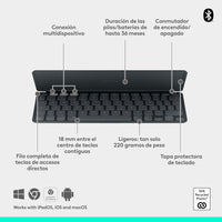 Bluetooth-Tastatur Logitech 920-013010 Graphit