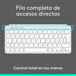 Bluetooth-Tastatur Logitech 920-013011 Qwerty Spanisch Grau Weiß/Grau