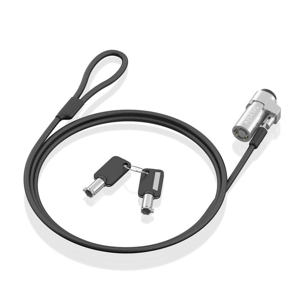 Sicherheitskabel Aisens ASLK-D45K06-BK Schwarz 1,5 m