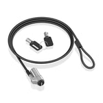 Sicherheitskabel Aisens ASLK-D45K06-BK Schwarz 1,5 m