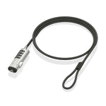 Sicherheitskabel Aisens ASLK-D50N05-BK Schwarz 1,5 m