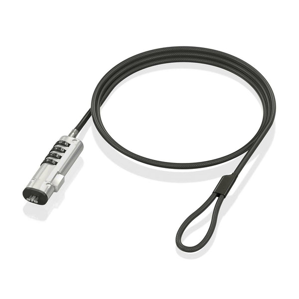 Sicherheitskabel Aisens ASLK-D50N05-BK Schwarz 1,5 m