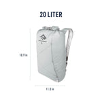 Bergrucksack Sea to Summit Ultra-Sil Dry Day Pack Grau Silberfarben 22 L