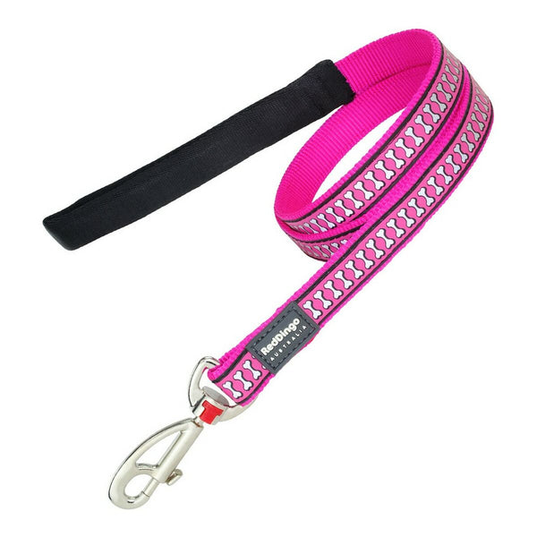 Hundeleine Red Dingo Reflektierend 15mm x 120 cm Pink