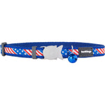 Hundehalsband Red Dingo STYLE US FLAG 31-47 cm