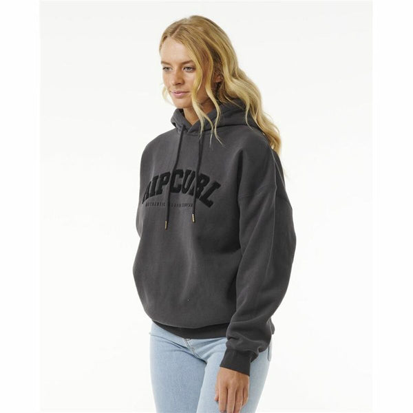 Damen Sweater mit Kapuze Rip Curl Varsity Schwarz