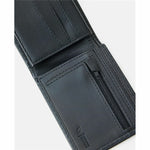 Herren Portemonnaie Rip Curl Stashed Rfid All Day  Schwarz