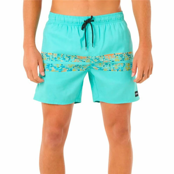 Herren Badehose Rip Curl Framed Volley Update grün Wasser