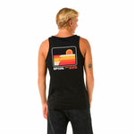 Tanktop Mann Rip Curl Casual Revival Peaking Tank Schwarz