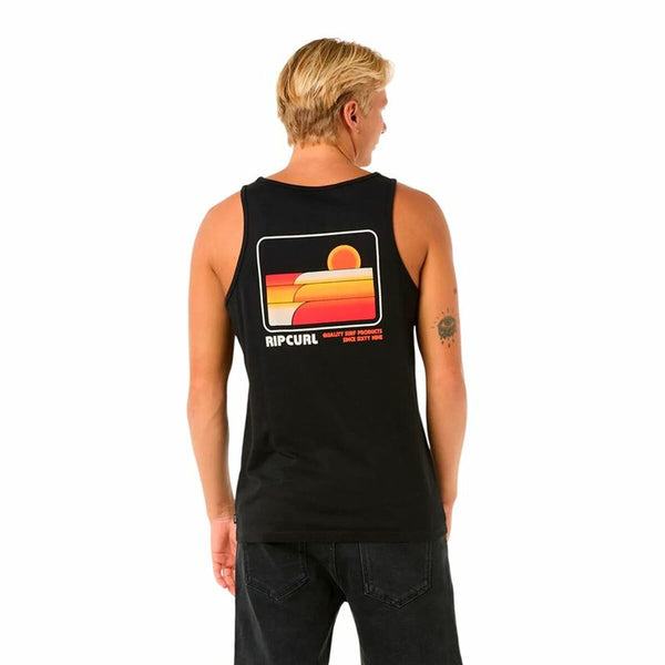 Tanktop Mann Rip Curl Casual Revival Peaking Tank Schwarz