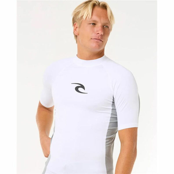 Bade-T-Shirt Rip Curl Waves Upf Perf S/S Weiß