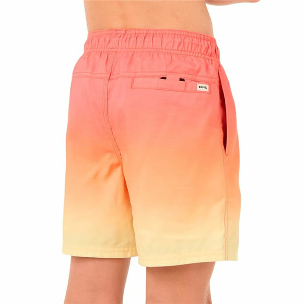 Jungen Badehose Rip Curl Fade Volley Rot Bunt