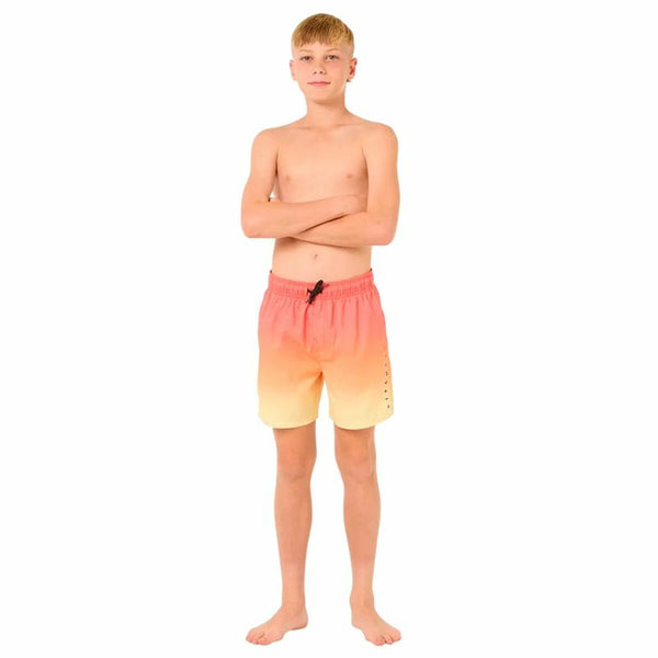 Jungen Badehose Rip Curl Fade Volley Rot Bunt