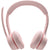 Kopfhörer mit Mikrofon Logitech 981-001412 Rosa