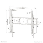 TV Halterung Neomounts WL35-750BL18 43"