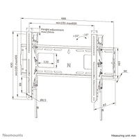TV Halterung Neomounts WL35-750BL16 42" 86"