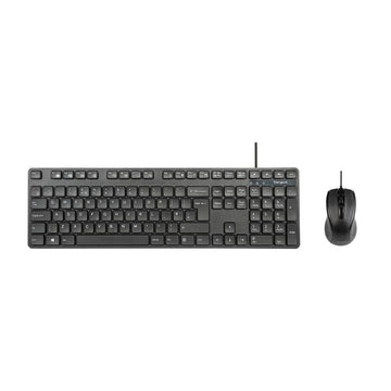 Tastatur mit Maus Targus AKM622ES Schwarz Spanisch QWERTY