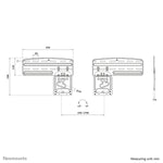 TV Halterung Neomounts WL30-265BL1 43" 60 Kg