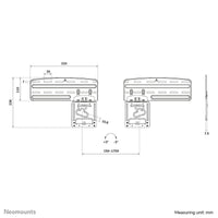TV Halterung Neomounts WL30-265BL1 43" 60 Kg