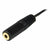 Verlängerungskopfhörerkabel (3,5 mm) Startech MU12MF               3,7 m Schwarz