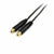 Audiokabel (3,5 mm) Divisor Startech MUY1MFF              Schwarz 0,15 m