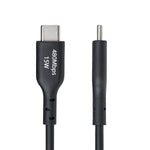 USB-Kabel Startech USB2AC1MNC Schwarz 1 m
