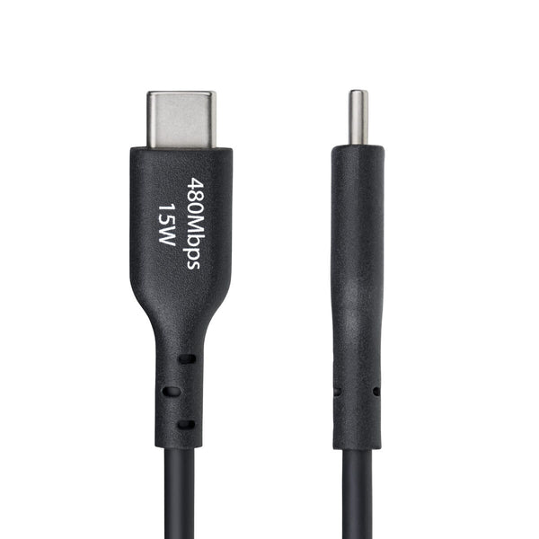 USB-Kabel Startech USB2AC1MNC Schwarz 1 m