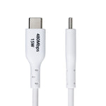USB-Kabel Startech USB2AC1MNCWHE Weiß 1 m