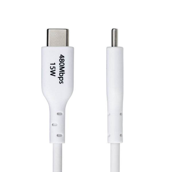USB-Kabel Startech USB2AC1MNCWHE Weiß 1 m