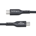 USB-Kabel Startech USB2AC2MNC Schwarz 2 m