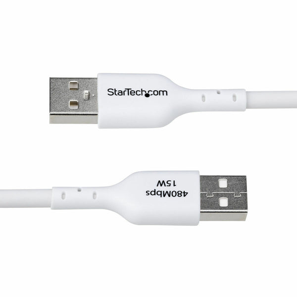 USB-Kabel Startech USB2AC3MNCWHE Weiß 3 m