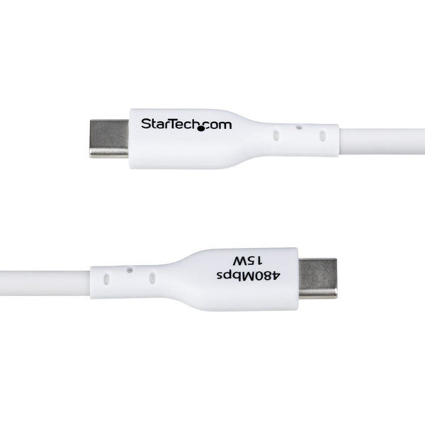 USB-Kabel Startech USB2AC3MNCWHE Weiß 3 m