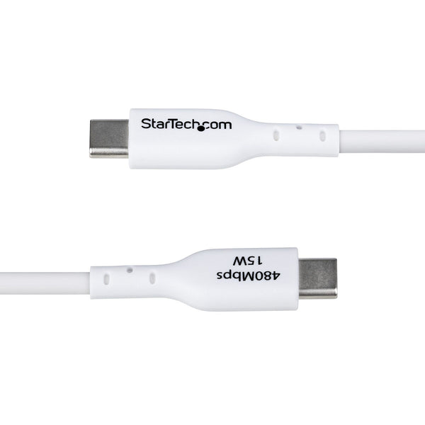 USB-Kabel Startech USB2AC2MNCWHE Weiß 2 m