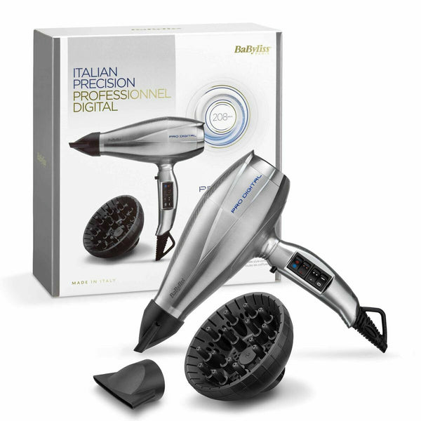Föhn Babyliss PRODIGITAL 2200 W Silberfarben