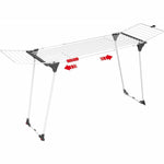 Wäscheständer Vileda Infinity Weiß Aluminium 257 x 57 x 100 cm Ausziehbar