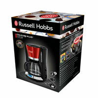 Filterkaffeemaschine Russell Hobbs Colours Plus+ Schwarz Rot 1100 W 1,25 L 1100W