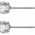 Damenohrringe Swarovski 5509937 Edelstahl 1 cm