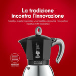 Italienische Kaffeemaschine Bialetti 0006936 Schwarz Edelstahl Aluminium 300 ml 6 Tassen