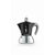 Italienische Kaffeemaschine Bialetti Moka Schwarz Edelstahl Aluminium 200 ml 4 Kopper