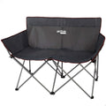 Gepolsterte Campingstuhl Aktive 52882 Schwarz Stahl 2 Plätze (Restauriert B)