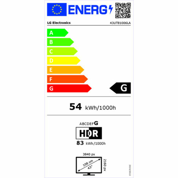 Smart TV LG 43UT81006LA.AEU 43" 4K Ultra HD LED HDR D-LED (Restauriert A)