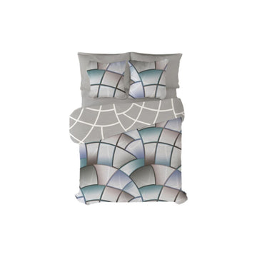 Bettdeckenbezug Pierre Cardin Lucas Grau 144 Fäden 220 x 230 cm